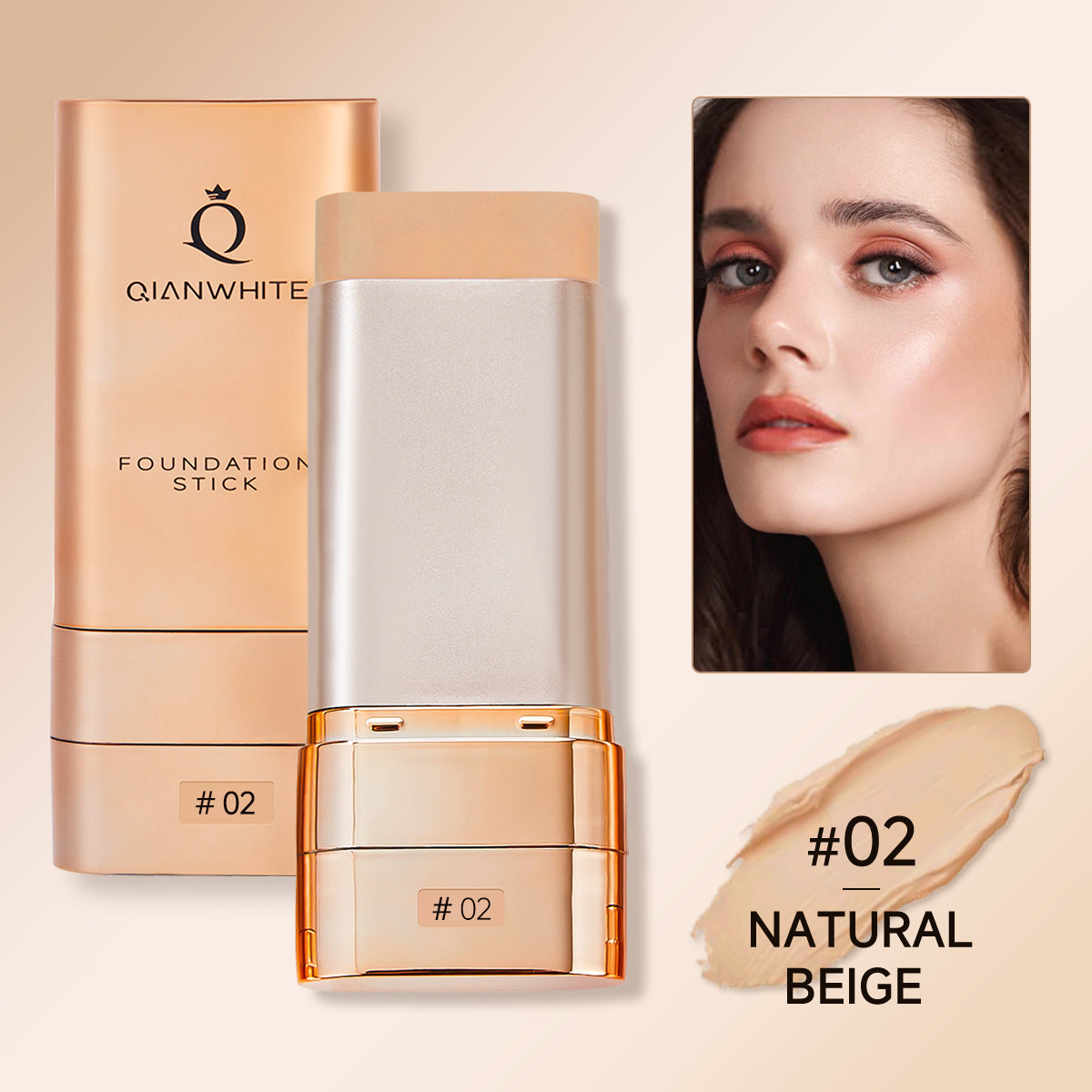 2-in-1 Concealer & Foundation Stick for Flawless Skin | Qianwhite